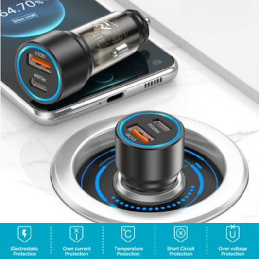 شاحن سيارة- AZ-300 USB TC