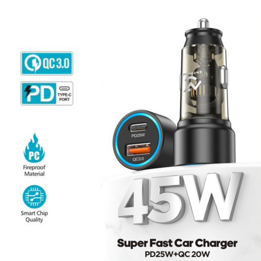 شاحن سيارة- AZ-300 USB TC